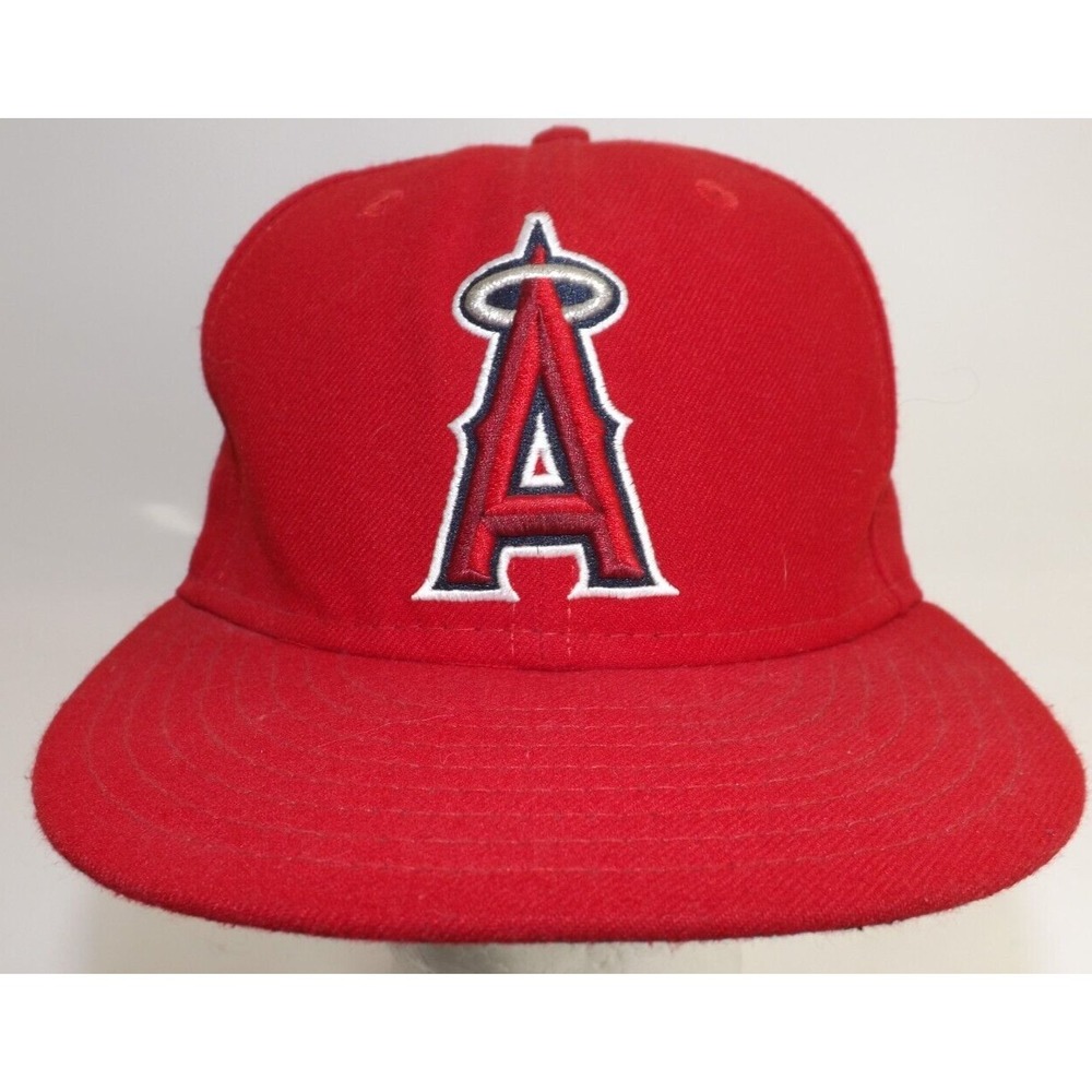 Vintage Anaheim Angels New Era 59FIFTY on field fitted Hat - size 7